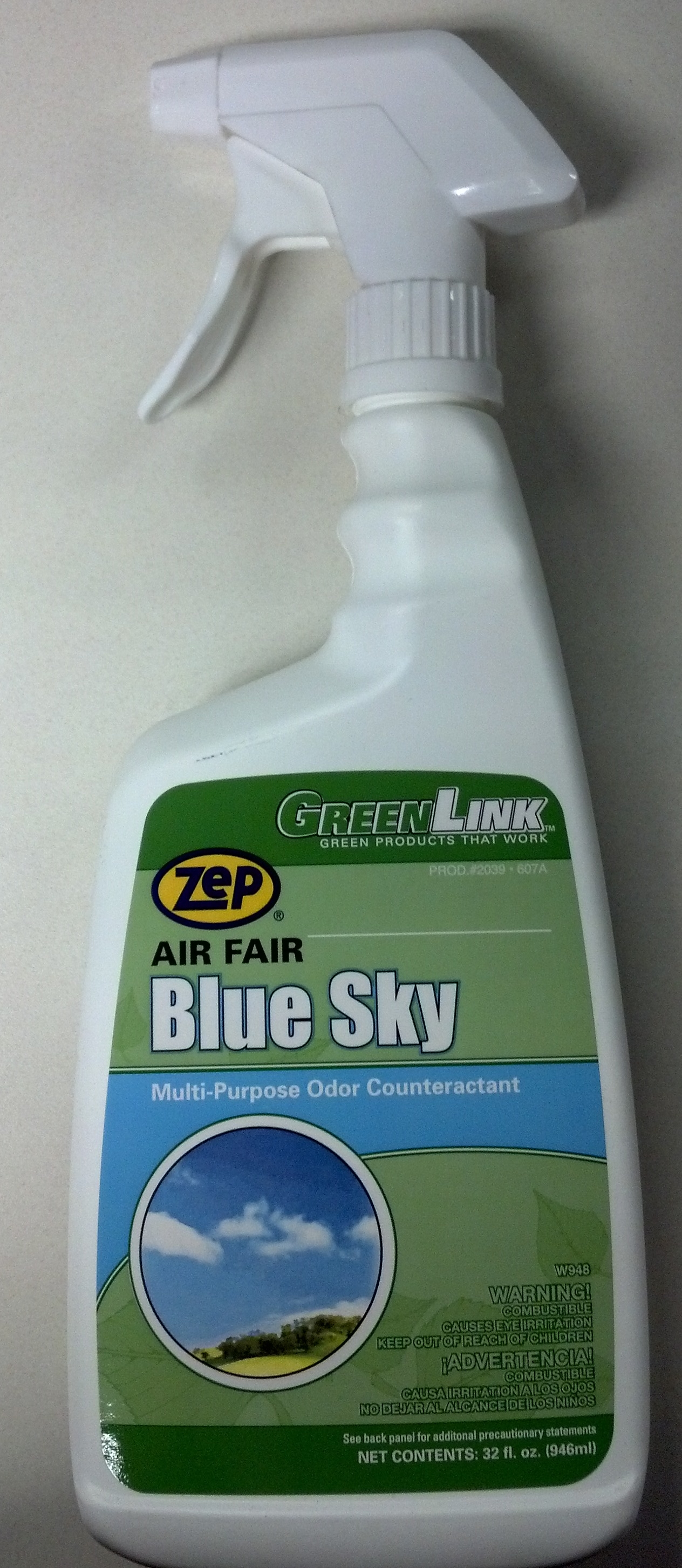 Blue Sky Odor Counteractant (case of 12 pump bottles) - Click Image to Close